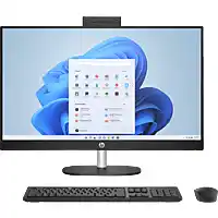 Expert HP 24-cr0050nd All-in-One All-in-one PC Zwart aanbieding
