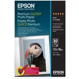 Coolblue Epson Premium Glossy Fotopapier 30 vel (13 x 18) aanbieding
