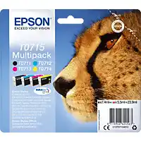 MediaMarkt Epson T0715 Multipack 4-kleuren Durabrite Ultra Ink aanbieding