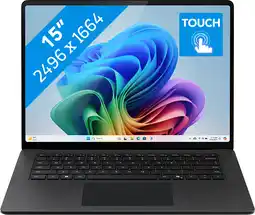 Coolblue Microsoft Surface Laptop Copilot+ PC 15 Snapdragon X Elite / 16GB / 1TB Graphite aanbieding