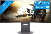 Bol.com LG UltraGear OLED 34GS95QE-B - Ultrawide Gaming Monitor - HDR 400 - 240hz - 34 inch aanbieding
