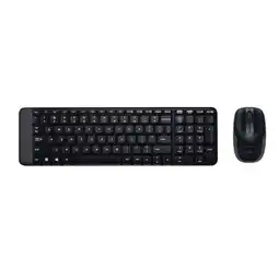 Expert Logitech MK220 Wireless Combo (Qwerty) Toetsenbord Zwart aanbieding