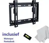 Bol.com Universele TV Muurbeugel - 14 t/m 42 inch Muur Steun Ophang Beugel TV Wandhouder extra plat aanbieding