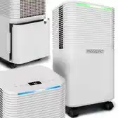Bol.com Monzana Luchtontvochtiger – 12L/dag Stil 38 dB 200W 20m² Wielen – Wit aanbieding