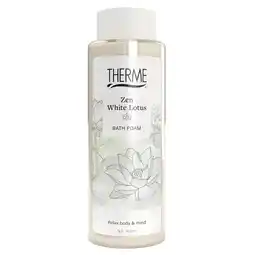 Kruidvat Therme Zen White Lotus Badschuim aanbieding