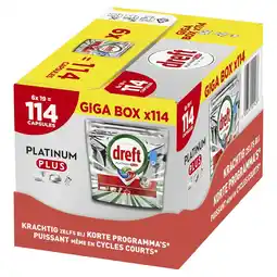 Kruidvat Dreft Platinum Plus Vaatwascapsules aanbieding