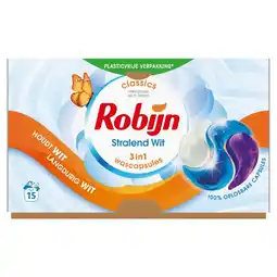 Kruidvat Robijn Classics Stralend Wit 3-in-1 Wascapsules aanbieding