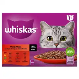 Kruidvat Whiskas Classic Selectie Meaty Meals Kattenvoer aanbieding