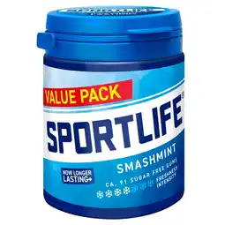 Kruidvat Sportlife Smashmint Kauwgom aanbieding