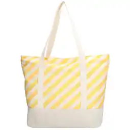 Kruidvat True Spirit Gestreepte Strandtas aanbieding