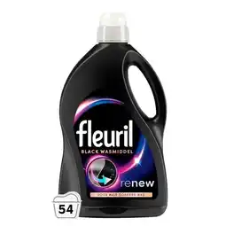 Trekpleister Fleuril Renew Black Vloeibaar Wasmiddel aanbieding