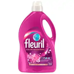 Trekpleister Fleuril Renew Color Blossom Vloeibaar Wasmiddel aanbieding