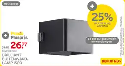 Praxis Brilliant Buitenwandlamp Iseo aanbieding