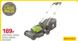 Praxis Central Park Accu Grasmaaier aanbieding