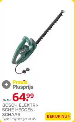 Praxis Bosch Elektrische Heggenschaar aanbieding