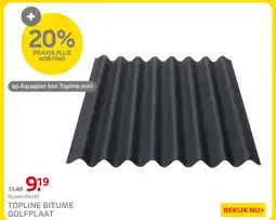 Praxis TopLine Bitume Golfplaat aanbieding