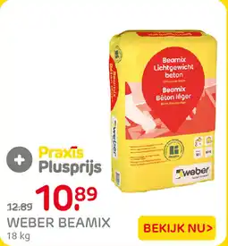 Praxis Weber Beamix aanbieding
