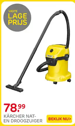 Praxis Kärcher Nat en Droogzuiger aanbieding