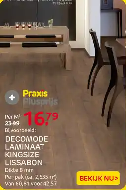 Praxis Decomode Laminaat Kingsize Lissabon aanbieding