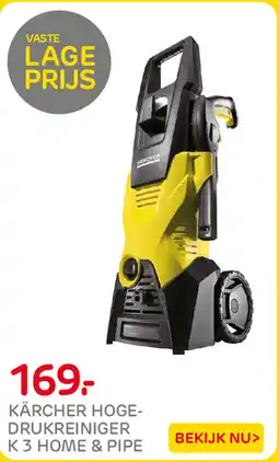 Praxis Kärcher Hogedrukreiniger K3 Home & Pipe aanbieding