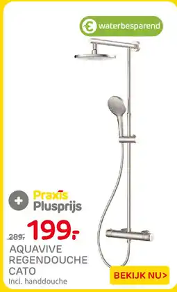 Praxis Aquavive Regendouche Cato aanbieding
