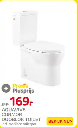 Praxis Aquavive Cormor Duoblok Toilet aanbieding