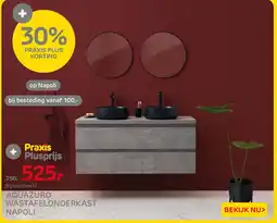 Praxis Aquazuro Wastafelonderkast Napoli aanbieding