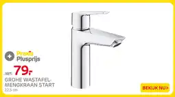 Praxis Grohe Wastafelmengkraan Start aanbieding