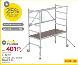Praxis Altrex Vouwsteiger RS Tower 34 aanbieding