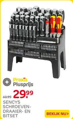 Praxis Sencys Schroevendraaier en Bitset aanbieding