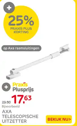 Praxis Axa Telescopische Uitzetter aanbieding