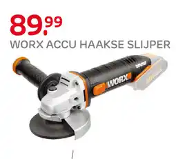 Praxis Worx Accu Haakse Slijper aanbieding