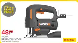 Praxis Worx Decoupeerzaag aanbieding