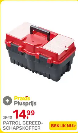 Praxis Patrol Gereedschapskoffer aanbieding