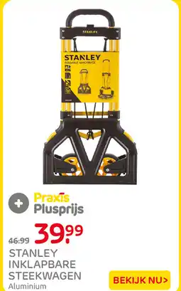 Praxis Stanley Inklapbare Steekwagen aanbieding