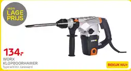 Praxis Worx Klopboorhamer aanbieding