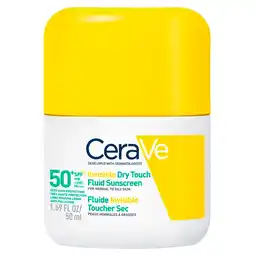 Kruidvat CeraVe SPF50+ Invisible Dry Touch Fluid Sunscreen aanbieding