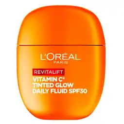Kruidvat L'Oréal Paris Revitalift Vitamine C Tinted Gold Daily Fluid aanbieding