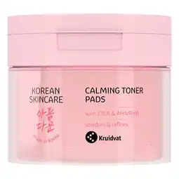 Kruidvat Kruidvat Korean Skincare Calming Toner Pads aanbieding