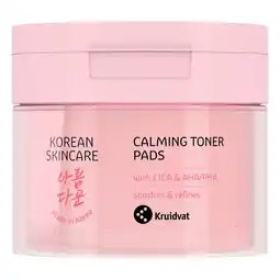 Kruidvat Kruidvat Korean Skincare Calming Toner Pads aanbieding