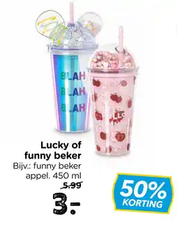 Xenos Lucky of funny beker aanbieding