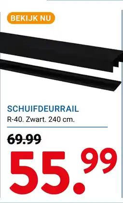 Kluswijs SCHUIFDEURRAIL aanbieding