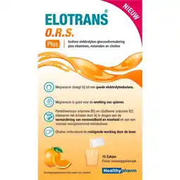 Kruidvat Elotrans O.R.S. Plus Sachets aanbieding