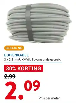 Kluswijs BUITENKABEL aanbieding