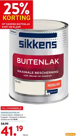 Kluswijs SIKKENS BUITENLAK aanbieding