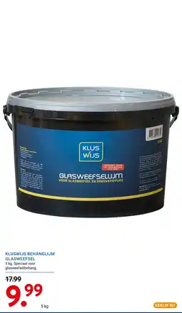 Kluswijs KLUSWIJS BEHANGLIJM GLASWEEFSEL aanbieding