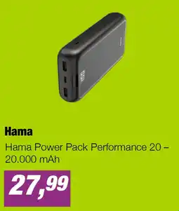 EP Hama Power Pack Performance 20 – 20.000 mAh aanbieding