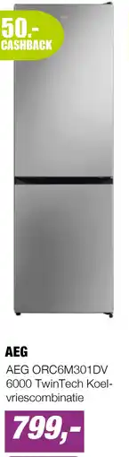 EP AEG ORC6M301DV 6000 TwinTech Koel-vriescombinatie aanbieding
