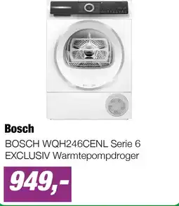 EP BOSCH WQH246CENL Serie 6 EXCLUSIV Warmtepompdroger aanbieding