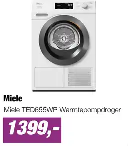 EP Miele TED655WP Warmtepompdroger aanbieding
